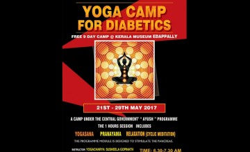 Yoga Camp For Diabetics by Kerala Museum