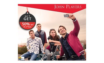 Buy 1 Get 50% Off On Next Item at John Players