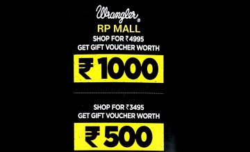 Purchase from Wrangler and get gift vouchers