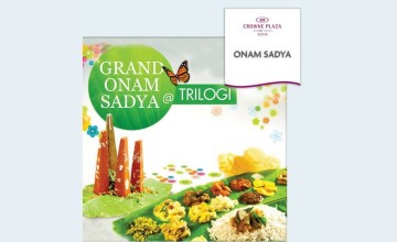 Grand Onam Sadya By Crowne Plaza