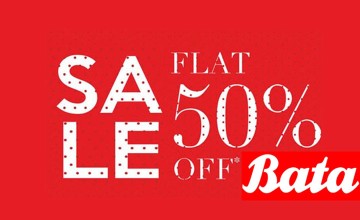 Flat 50% OFF at Bata Showroom