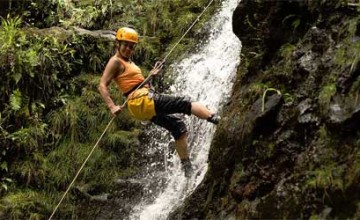 Monsoon Adventure: Waterfall Rappelling