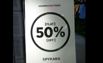 Flat 50% off Sale at Spykar!