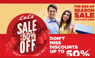 Sale Upto 50% Off at Lulu Mall