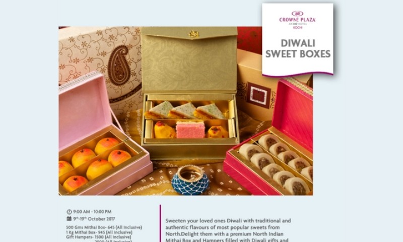Diwali Sweet Boxes By Crowne Plaza