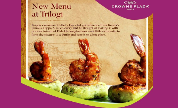 50% Off on the Chef's New Menu at Trilogi