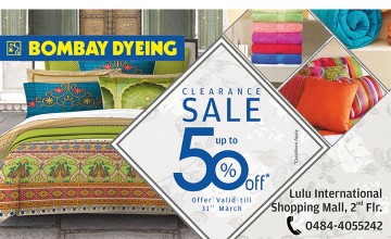 50% off at Bombay Dyeing