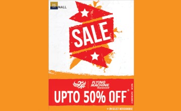 Upto 50% off at Flying Machine