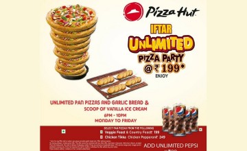 Iftar Unlimited Pizza Party by Pizza Hut