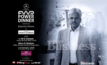 Mercedes Benz â€“ FWD POWER Dinner with Dr MG Vaidyan, Deputy MD SBI and Mrs Alice G Vaidyan, Chairman and MD GIC