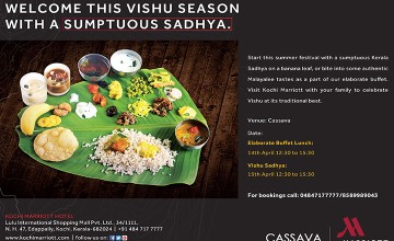 Welcome This Vishu Season With A Sumptuous Sadya 