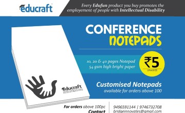Customised Conference Notepads from Rs. 5 Onwards