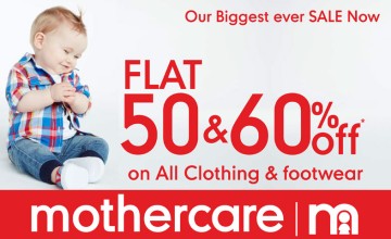 Flat 60% Off at Mothercare