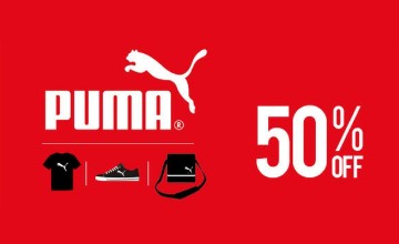 Upto 50% Off at Puma