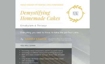 Baking Work: 'Demystifying Homemade Cakes'