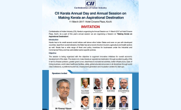CII Kerala Annual Day and Annual Session on Making Kerala an Aspirational Destination
