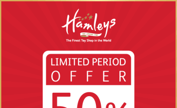 Get 50% Cashback at Hamleys
