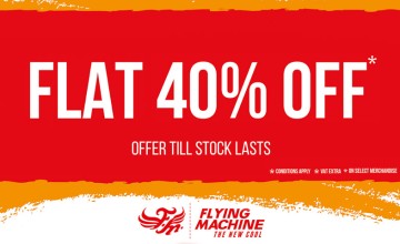 Flat 40% Off at Flying Machine