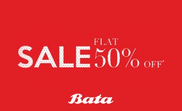 Flat 50% Off at Bata