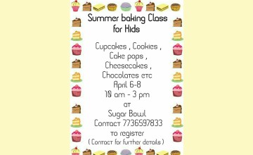 Summer Baking Class for Kids