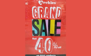 Grand Sale at Archies