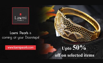 Upto 50% off on Selected Items at Laxmi Pearls 