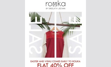 Flat 40% Off at Rouka