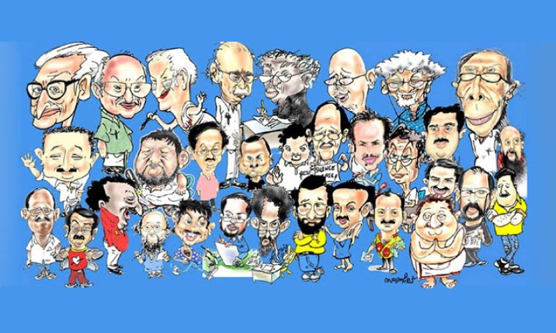 Cartoonists Who Kept Kerala Laughing
