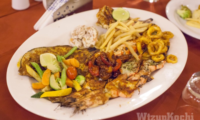 Seafood Platter on Nawras Sea Food Restaurant