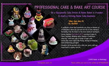 Professional Cake & Bake Art Course
