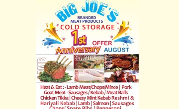 Big Joe's Anniversary Offer