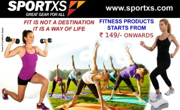 Fitness Products @ Rs.149/- onwards at Sports XS