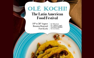 The Latin American food Festival at Brunton boatyard Kochi