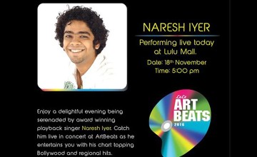 Naresh Iyer Performing Live at Lulu mall