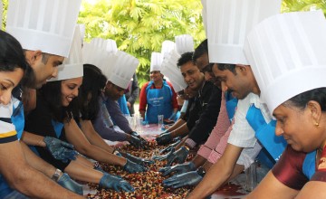 Courtyard Marriott Kochi Airport Hotel organized its Annual Cake  Mixing Ceremony.