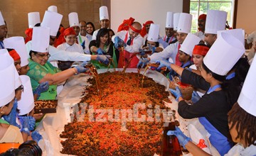 Cake Mixing at Marriott Hotel