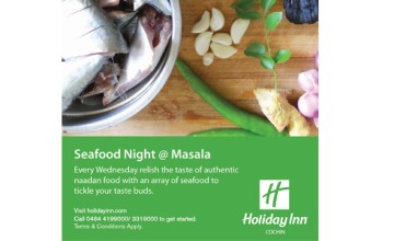 Have a seafood night @ Holiday Inn