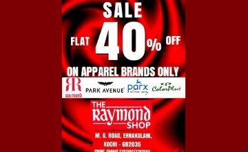Flat 40% Off at The Raymond Shop