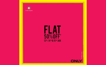 Get Flat 50% Off at Only