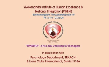 Sraddha: two day workshop for Teenagers