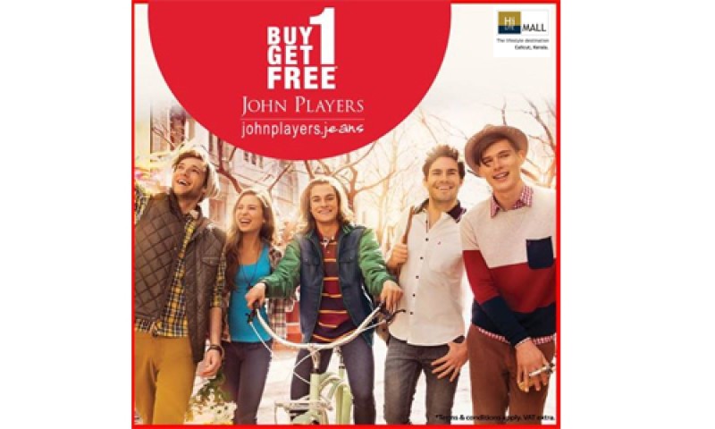 Buy 1 Get 1 free @ John Players