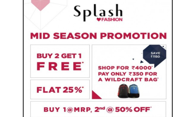 Unbelievable Mid Season Promotion at Splash