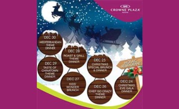 Christmas specials at Crowne Plaza