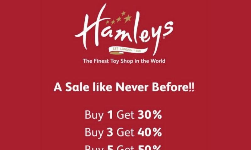 A Sale Like Never Before - By Hamleys