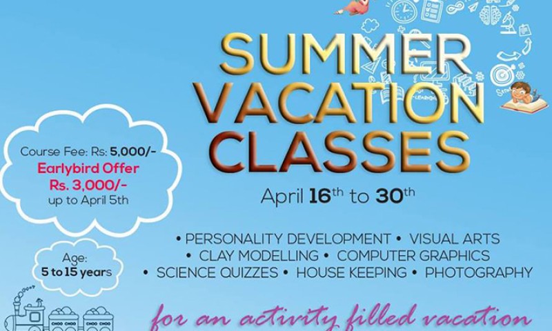 Summer Vacation Classes