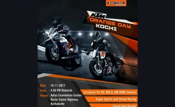 KTM Orange Day Kochi 2017