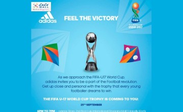 FIFA U-17 World Cup Trophy Display At Lulu 