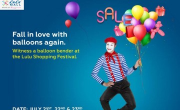 Witness A Balloon Blender at Lulu Mall