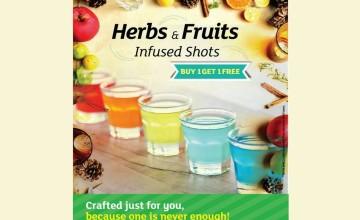 Herbs And Fruits Infused Shots