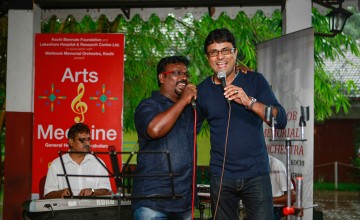 Biennale Music: Cochin College alumni relive student days in rain